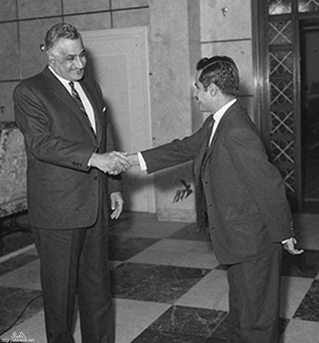 إستقبال وزير خارجية اليمن الجنوبية الشعبية فيصل عبداللطيف  الشعبى 12 مارس 1969م