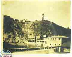 صورة لبرج هوج أو ساعة ليتل بن  واجزاء من التواهي منذ القرن التاسع عشر