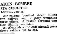 طائره بريطانيه تتزود بالوقود والقنابل في مطار خورمكسر اثناء الحرب العاليمه الثانيه