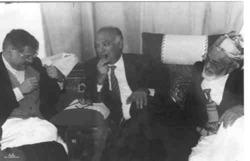 الشيخ سنان ابو لحوم ،مع الدكتور محمد سعيد العطار ، والاستاذ احمد قائد بركات
