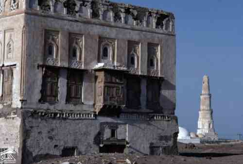الصليف على البحر الاحمر صورة جوية عام 1954-1955م تصوير الالماني إريك هولم فون بروش